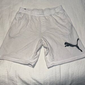 Puma Men's Athletic White Shorts